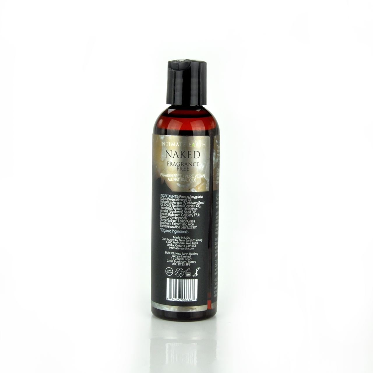 Intimate Earth Naked Aromatherapy Massage Oil - Unscented 120ml - Image 2