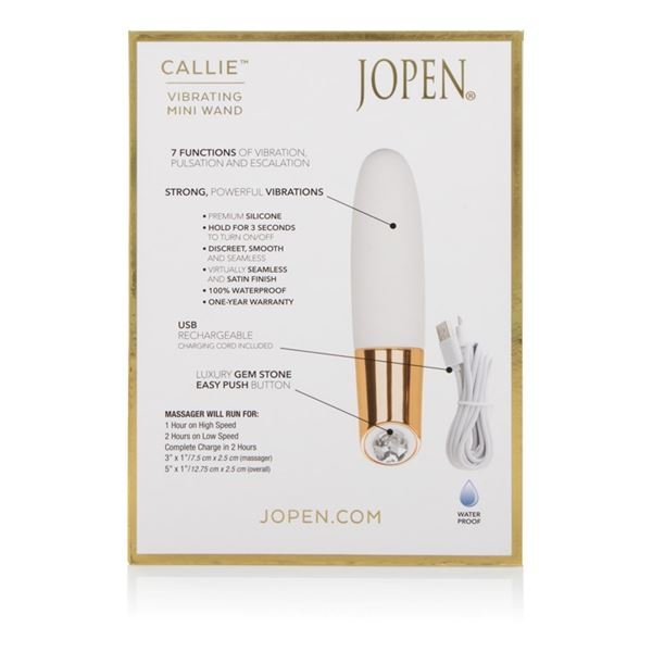 Callie by Jopen Vibrating Mini Wand - Image 3