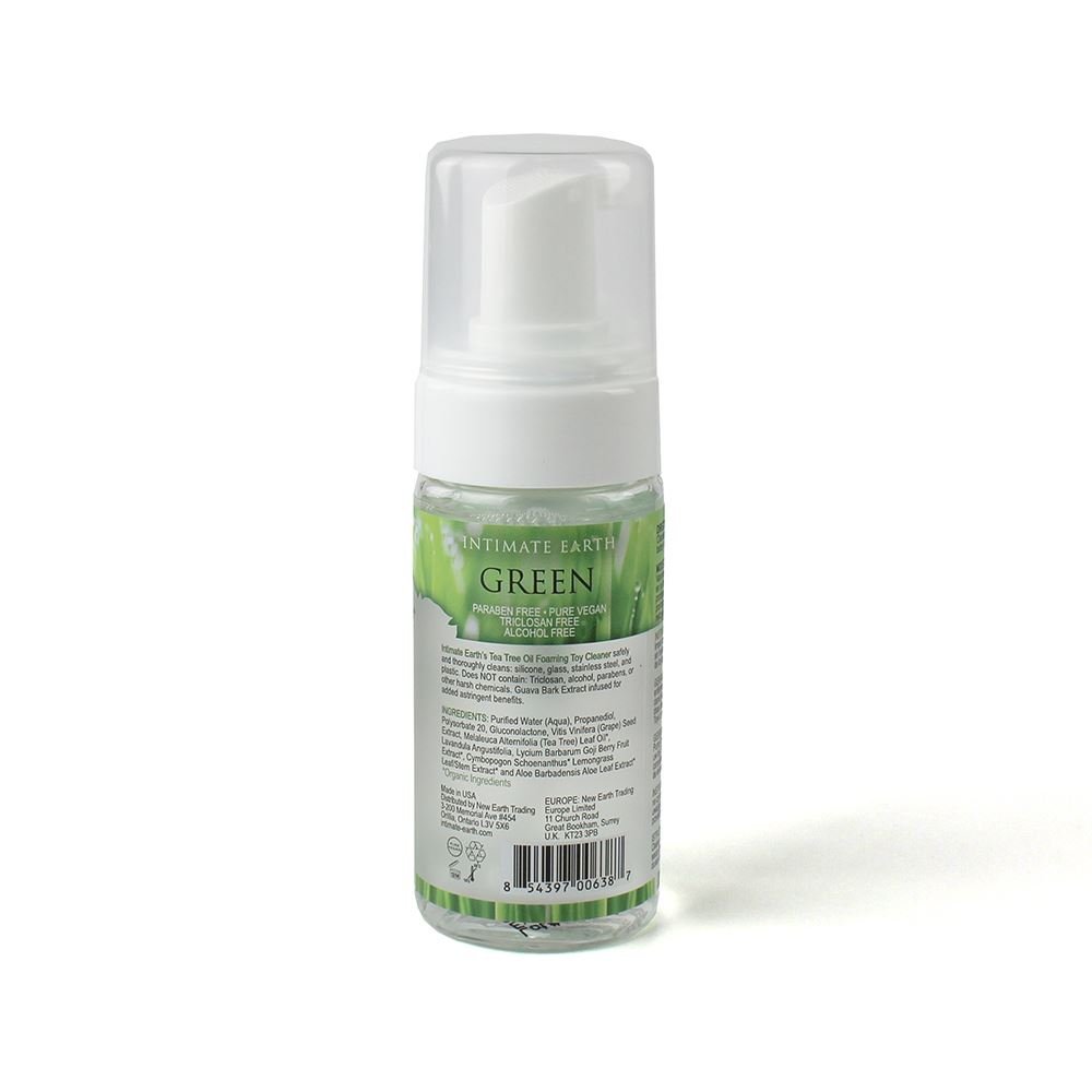 Intimate Earth Green Tea Tree Oil Foaming Toy Cleaner 3.4oz - Image 3