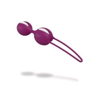 Fun Factory Smartballs Duo - White/Grape - Kegel Ball