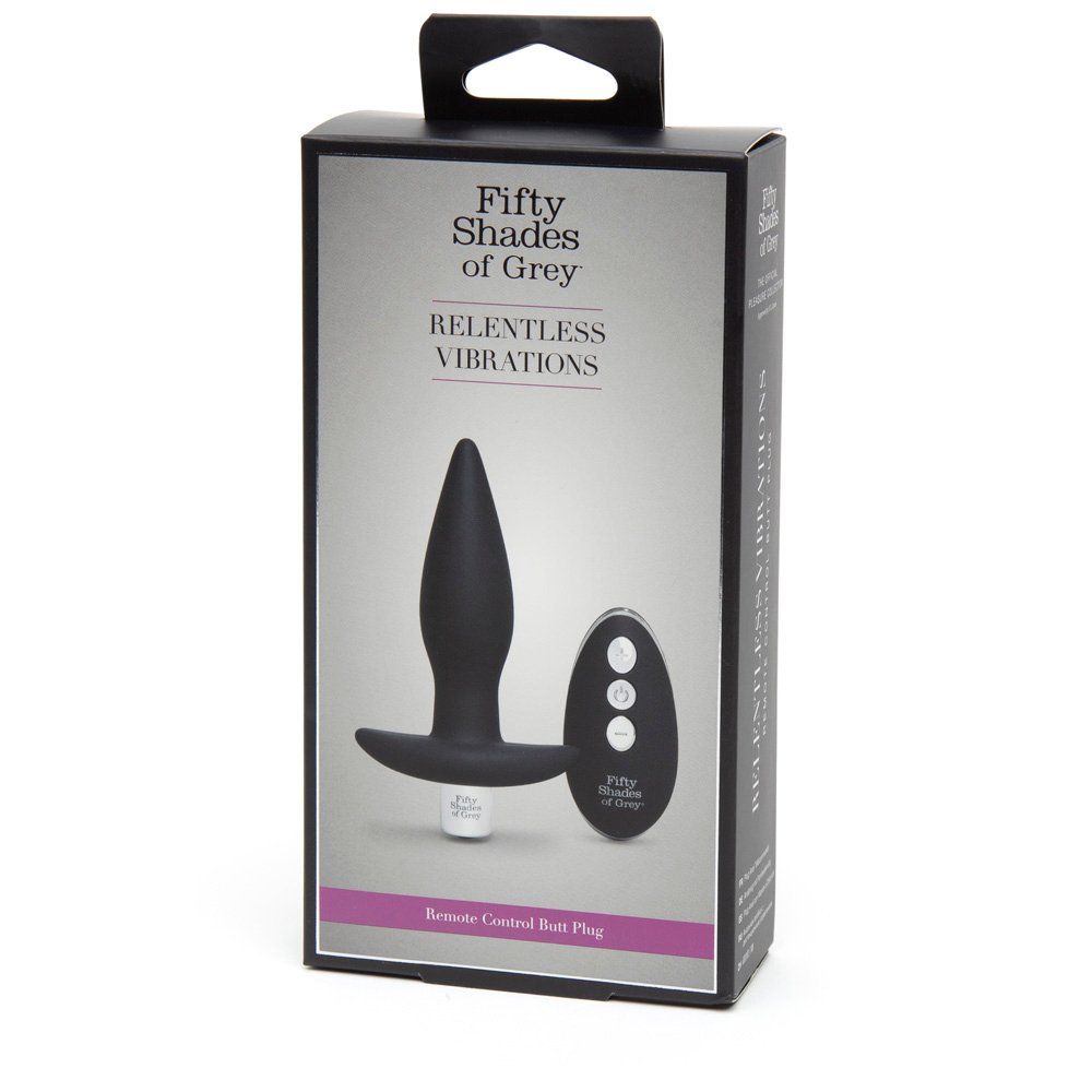 Fifty Shades of Grey Relentless Vibrations Remote Control Butt Plug - Image 4
