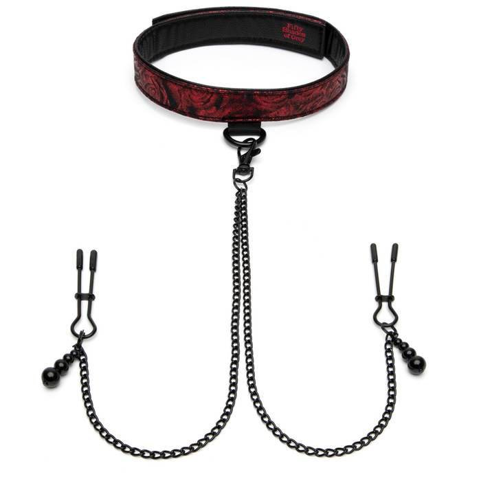 Fifty Shades of Grey Sweet Anticipation Collar Nipple Clamps - Image 2