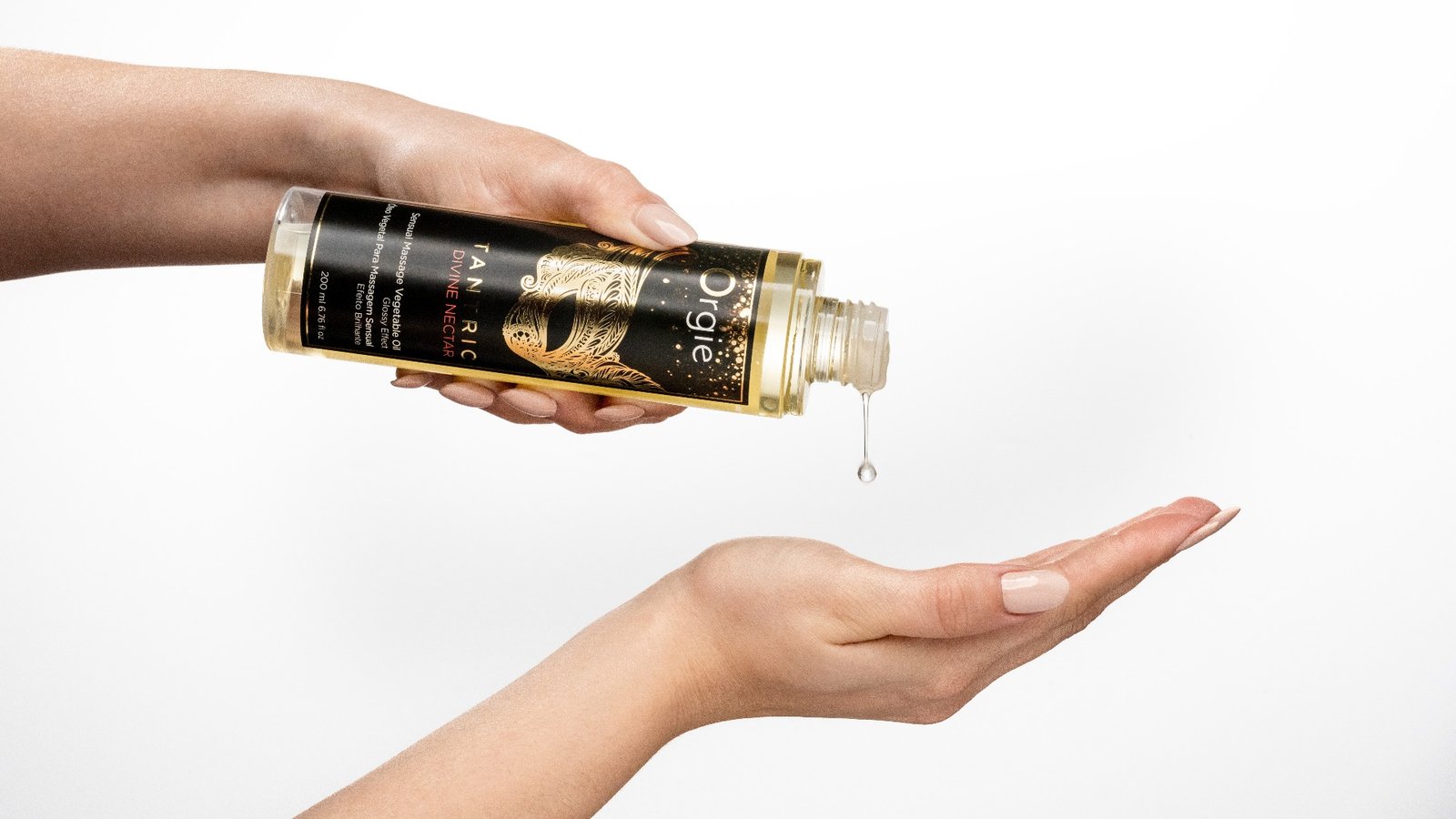 Orgie Tantric Sensual Massage Oil - Divine Nectar - Fruity Floral Scent - Image 3