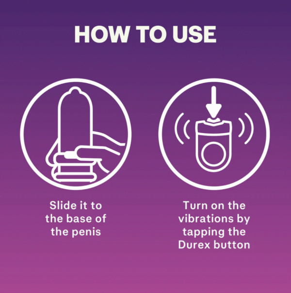Durex Intense Vibrating Ring - Lustery – Sex Toys UK