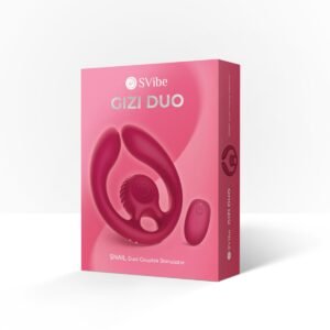 SVibe Snail GIZI Duo Couples Stimulator - Burgundy