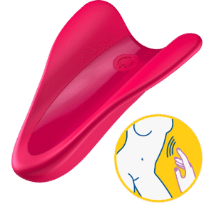 Satisfyer High Fly Finger Vibe - Red