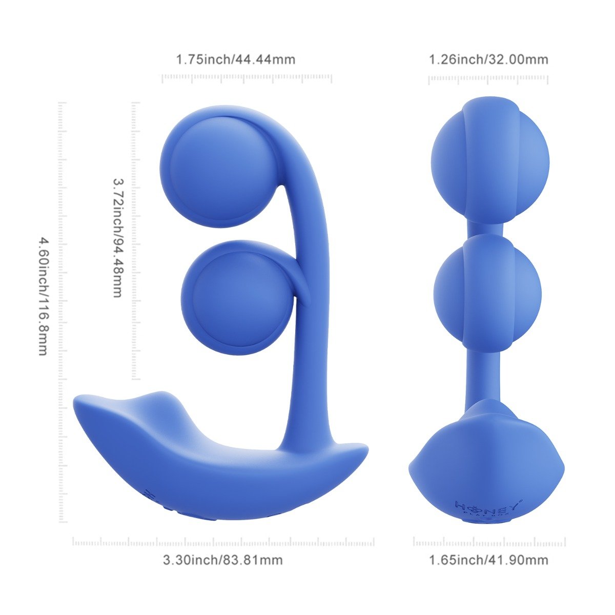 Honey Play Box - Melody - Twin Balls Clit & G Spot Vibrator (App Controlled Pressure Sensing) - Image 4