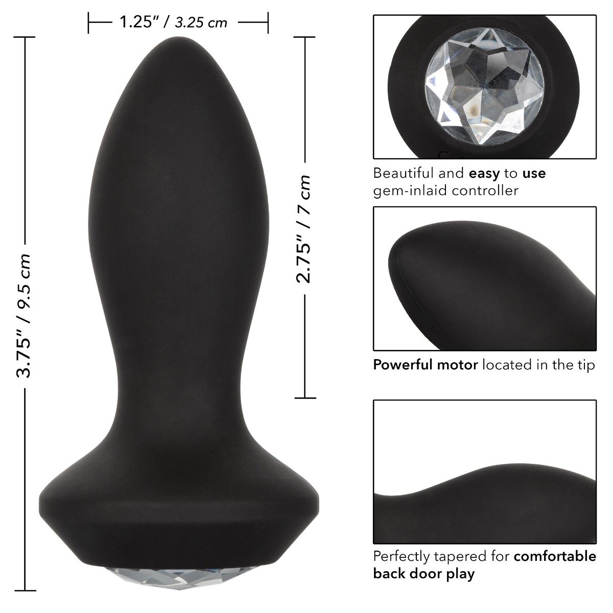 Power Gem Vibrating Petite Crystal Probe - Image 4