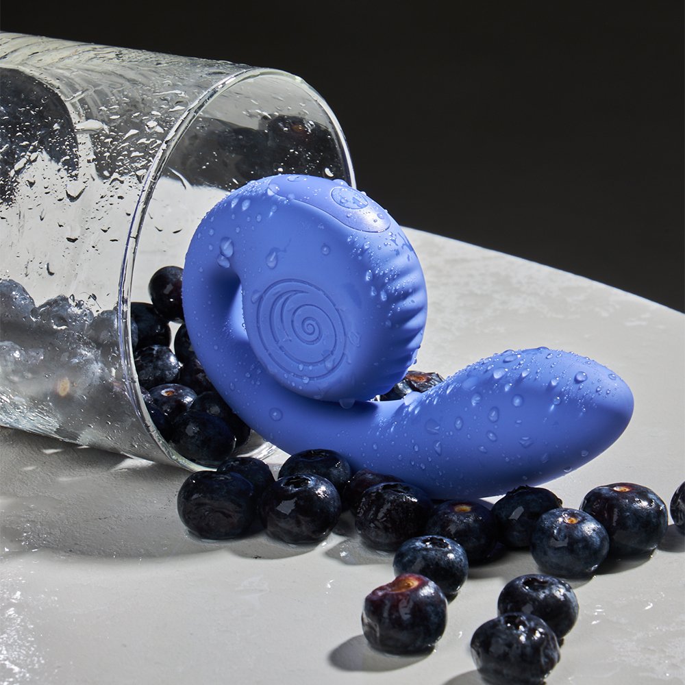 SVibe Snail GIZI Lite Vibrator- Juicy Blueberry - Image 2