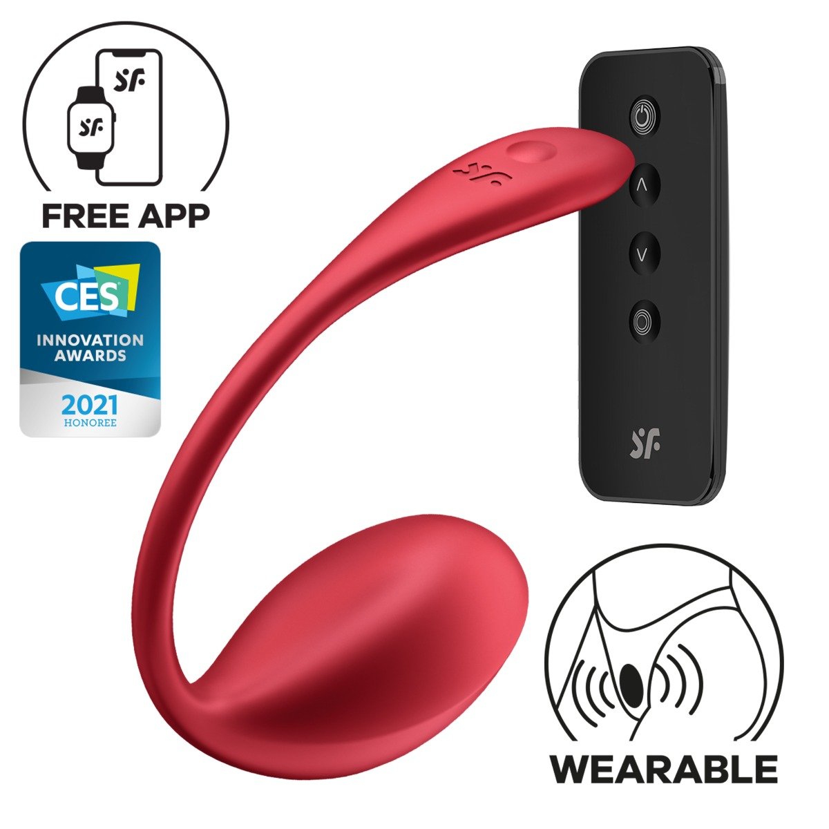 Satisfyer Shiny Petal - Red - Image 2