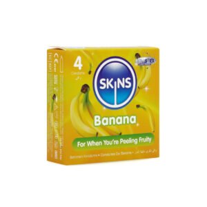 Skins Condoms Banana 4 Pack