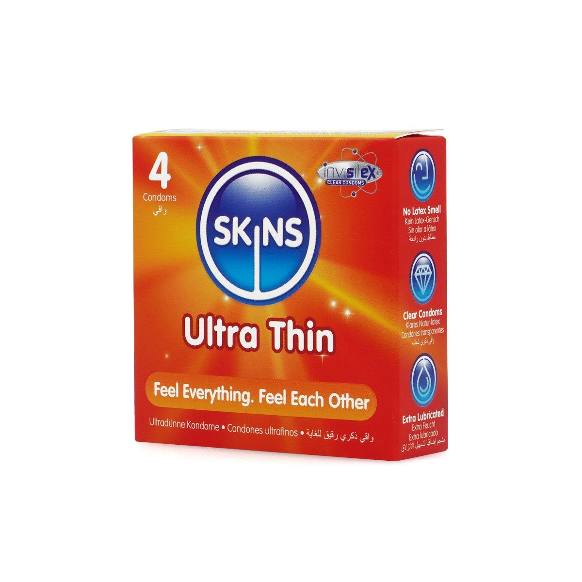 Skins Condoms Ultra Thin 4 Pack - Image 3