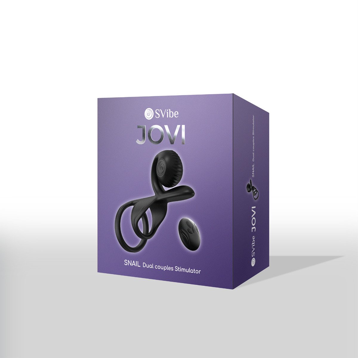 SVibe Snail JOVI Couples Ring - Black - Image 4