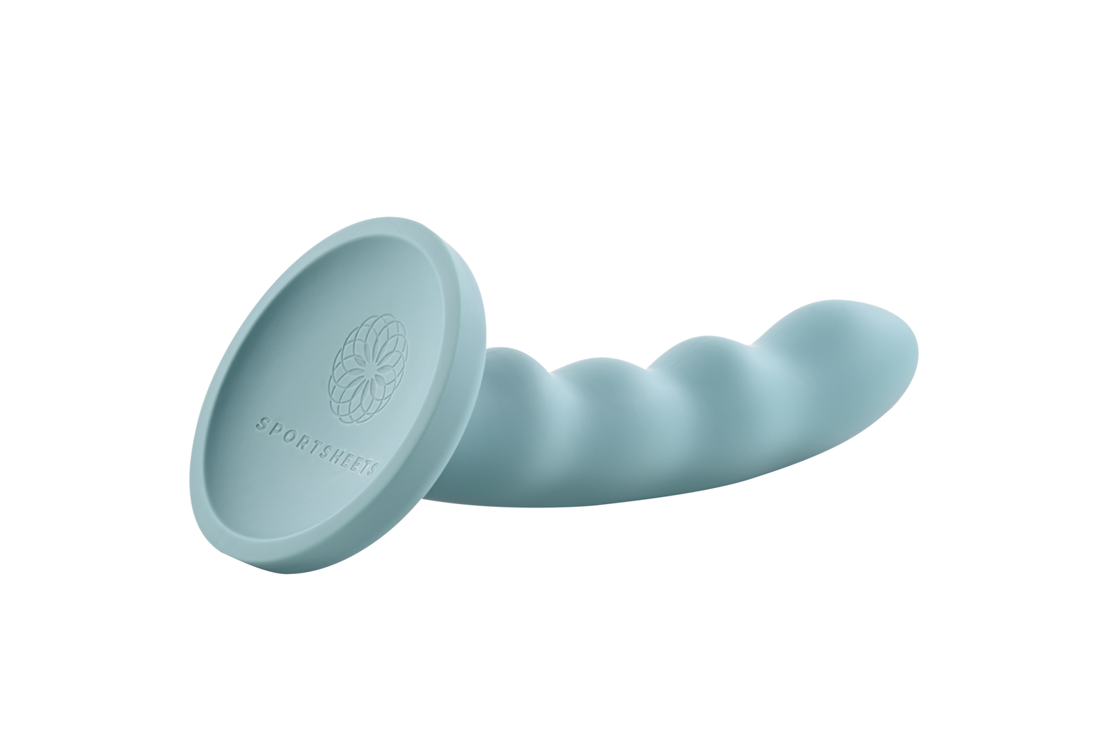 Sportsheets Merge Collection - Sage - 8" Solid Silicone G-Spot Dildo - Image 3