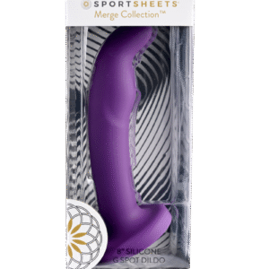 Sportsheets Merge Collection - Astil - 8" Solid Silicone G-Spot Dildo