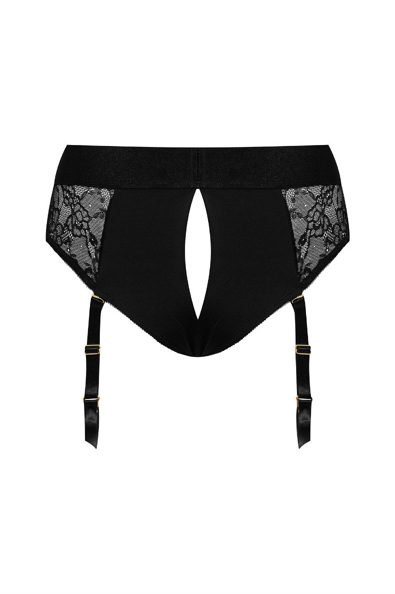 Strap On Me - Harness Lingerie Diva - M - Black - Image 4