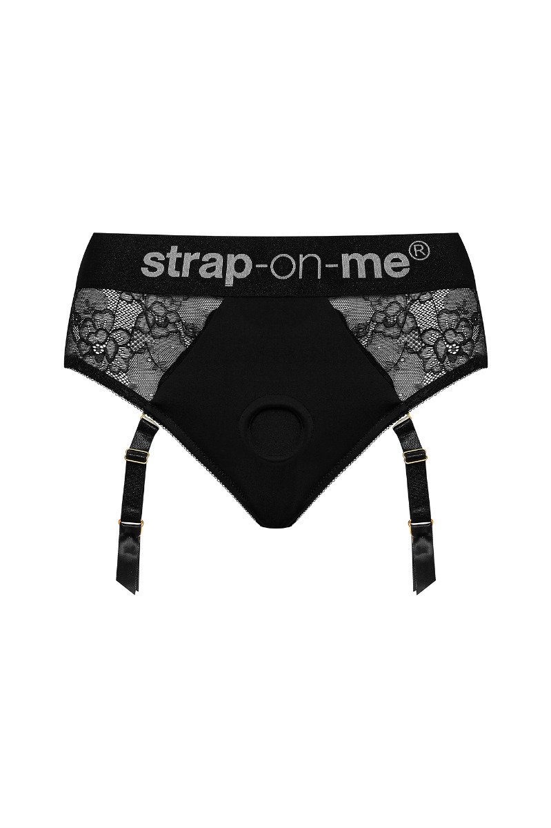 Strap On Me - Harness Lingerie Diva - M - Black - Image 3
