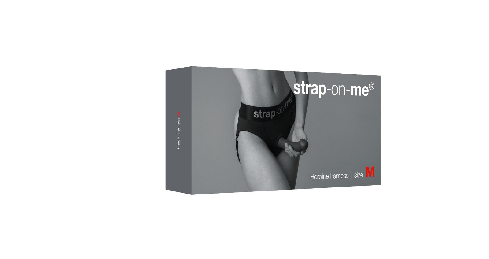Strap On Me - Harness Lingerie Heroine - M - Black - Image 4