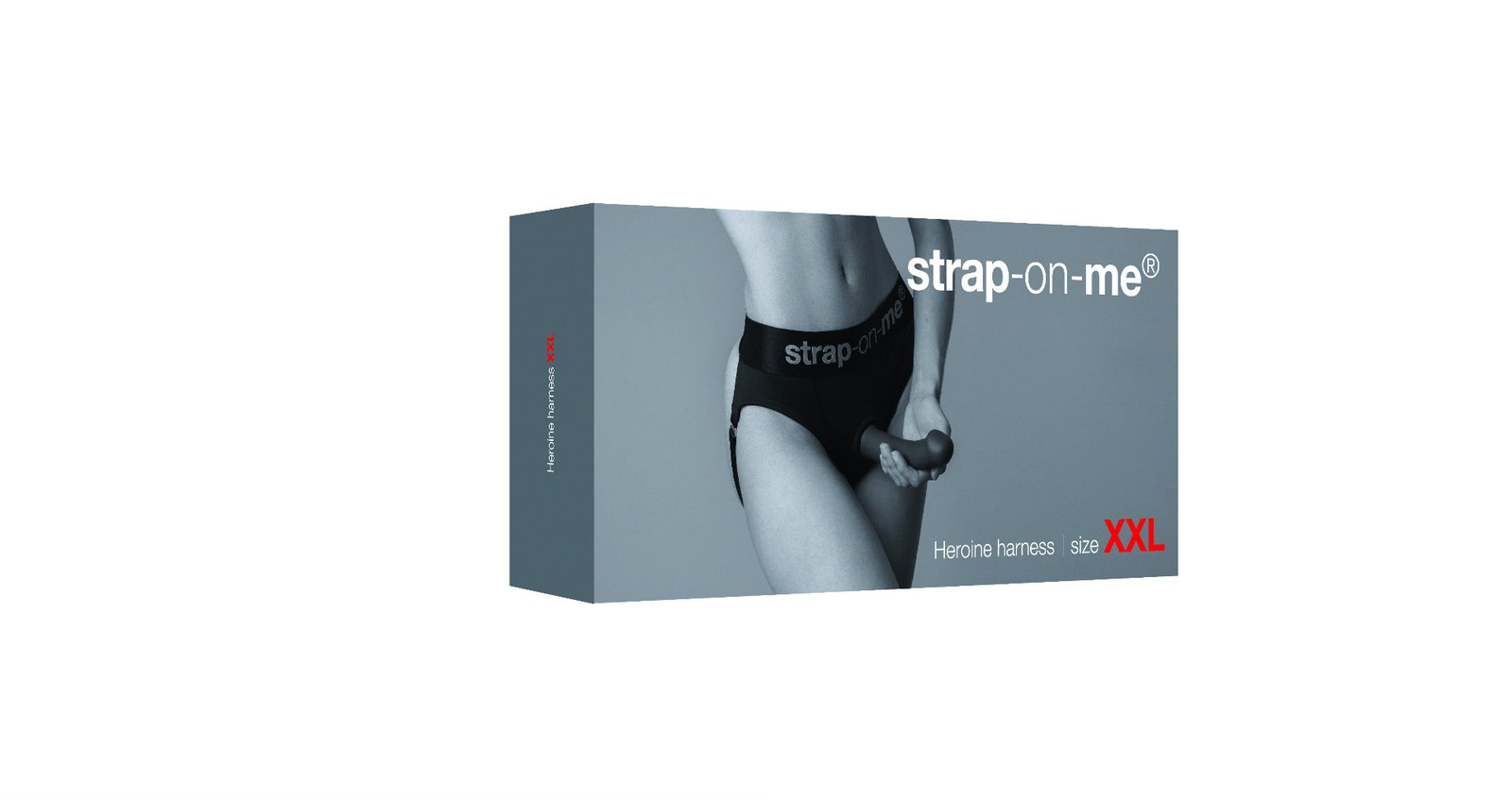 Strap On Me - Harness Lingerie Heroine - XXL - Black - Image 4