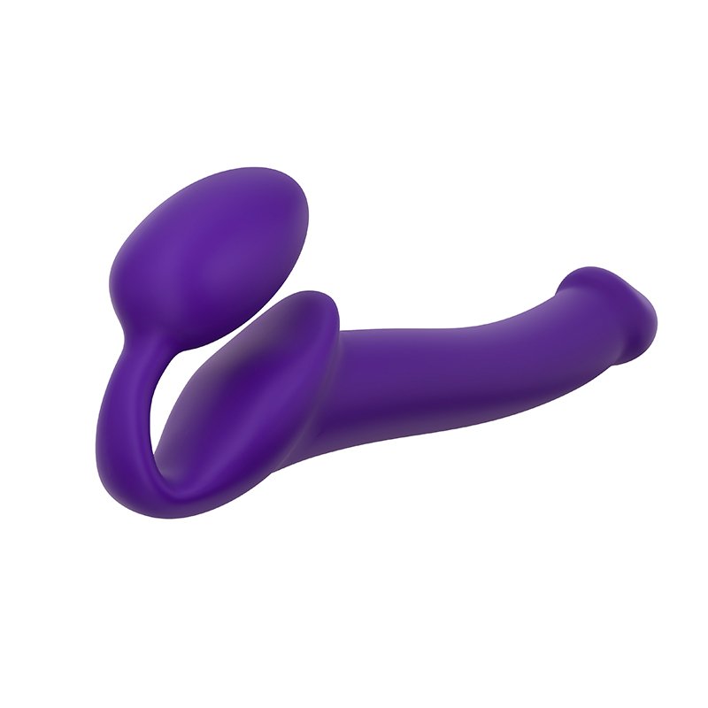 Strap On Me - Semi-Realistic Bendable Strap-On Purple - M - Image 2