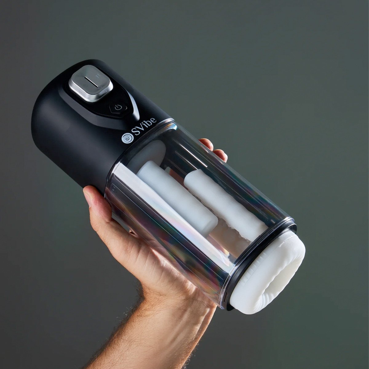 SVibe Ikon VOLT Masturbator - Black - Image 2