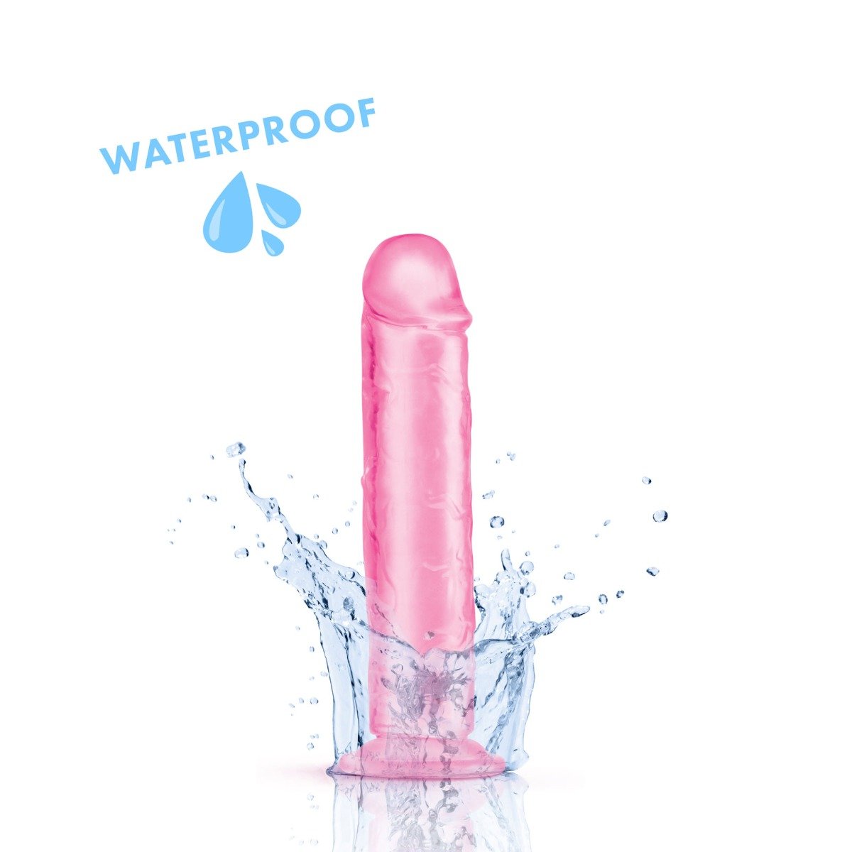 Me You Us Ultra Cock Jelly Dong Pink 6 Inch - Image 4