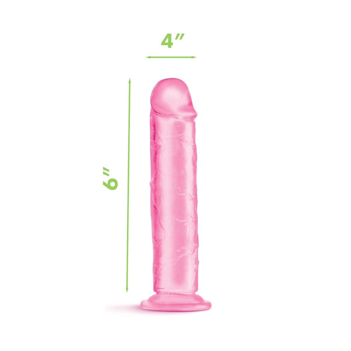 Me You Us Ultra Cock Jelly Dong Pink 6 Inch - Image 6