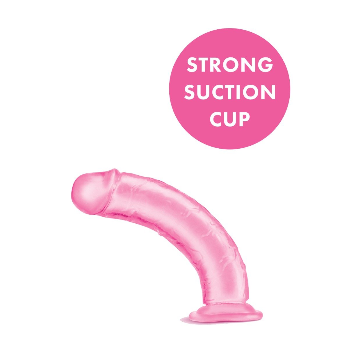 Me You Us Ultra Cock Jelly Dong Pink 6 Inch - Image 3