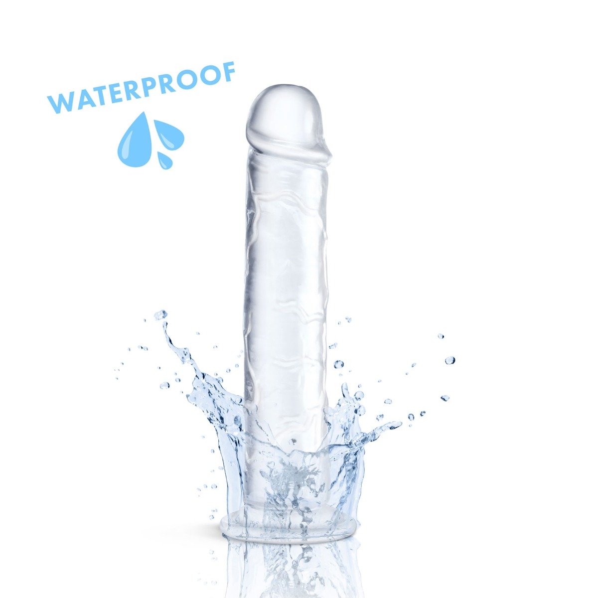Me You Us Ultra Cock Jelly Dong Clear 8.5 Inch - Image 4