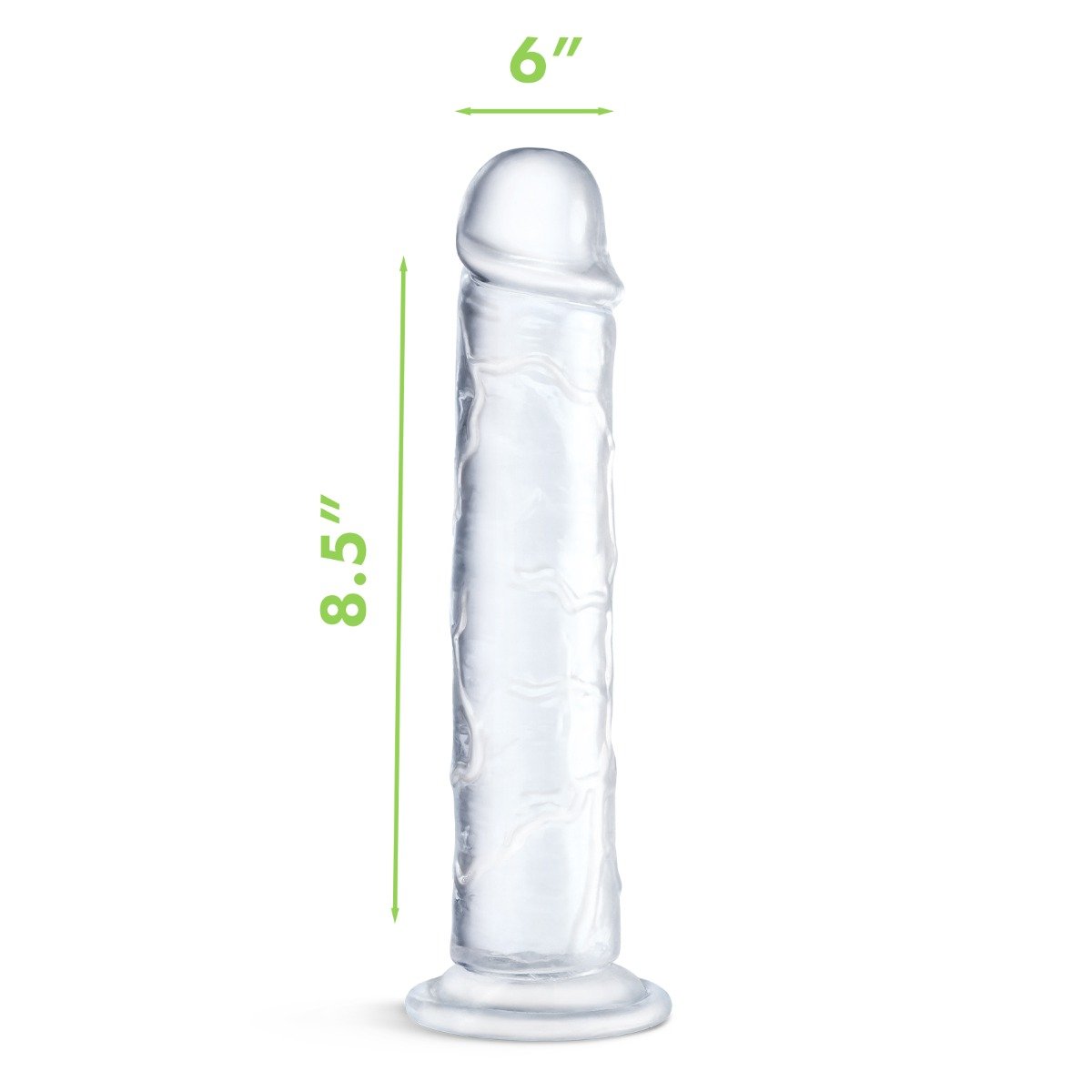 Me You Us Ultra Cock Jelly Dong Clear 8.5 Inch - Image 6