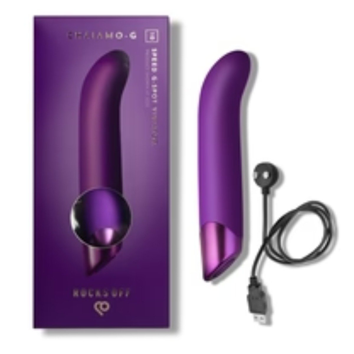 Rocks Off Chaiamo G 10 Speed G-Spot Vibrator Purple - Image 9