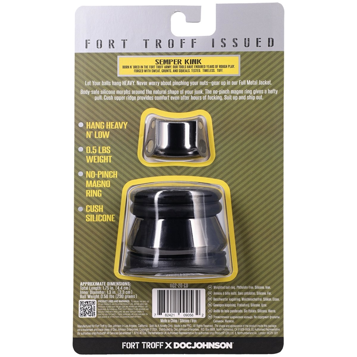 Fort Troff Full Metal Jacket Ball Stretcher Black Silver - Image 9