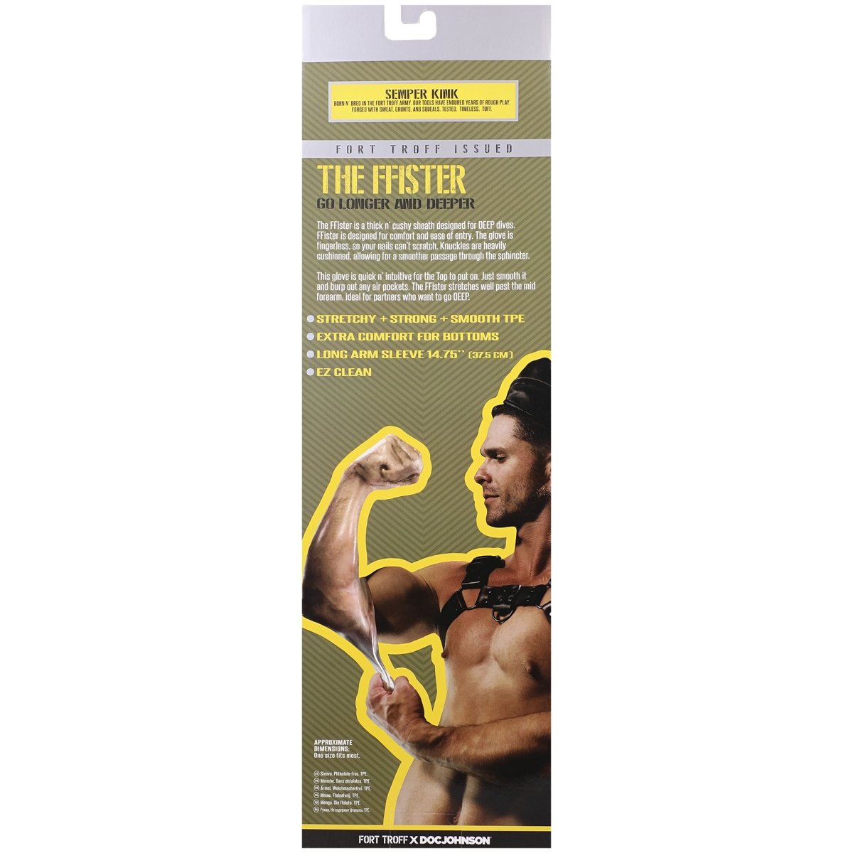 Fort Troff The FFister Fisting Glove Clear - Image 4