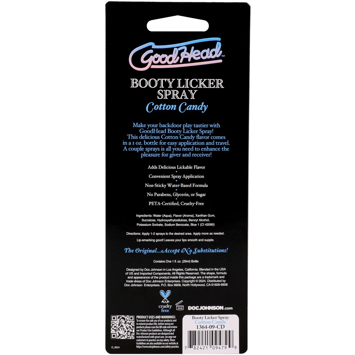 GoodHead Booty Licker Spray Cotton Candy 1oz - Image 5