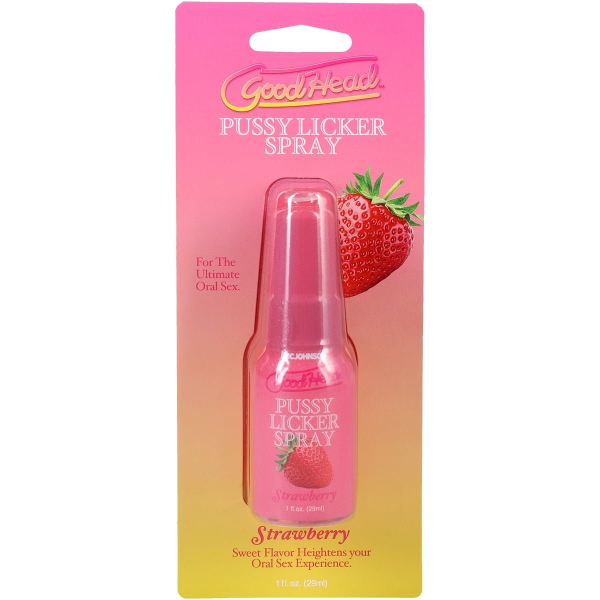 GoodHead Pussy Licker Spray Strawberry 1oz - Image 2