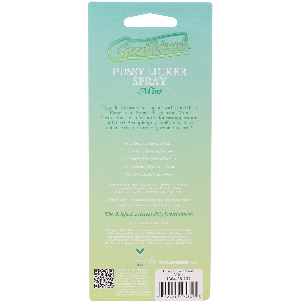GoodHead Pussy Licker Spray Mint 1oz - Image 5