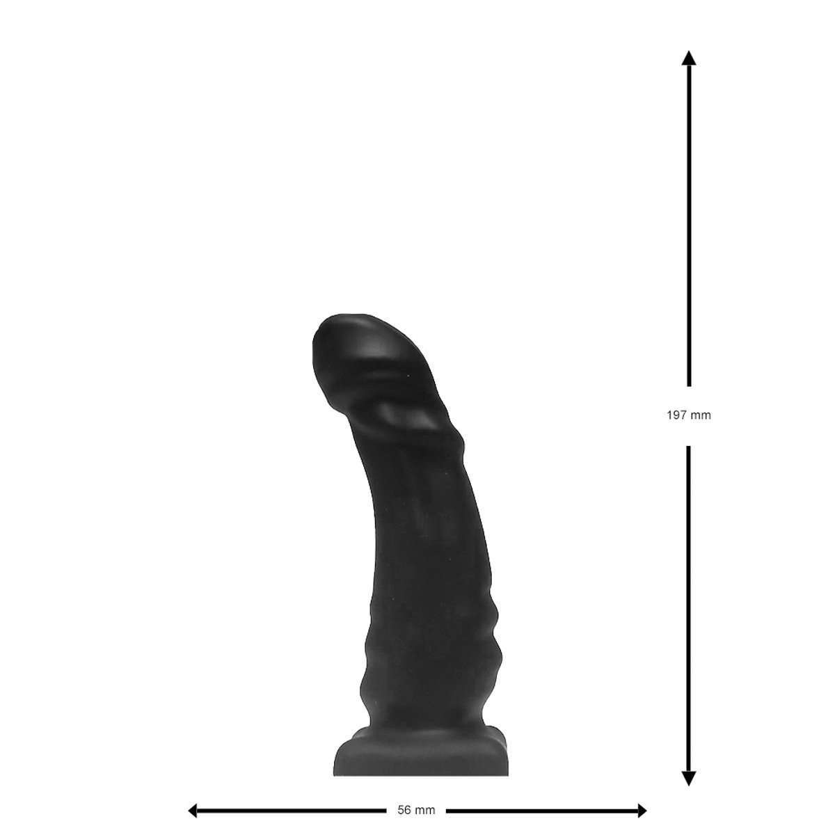 Brutus Bum Buddy Janus Butt Plug Black Medium - Image 3