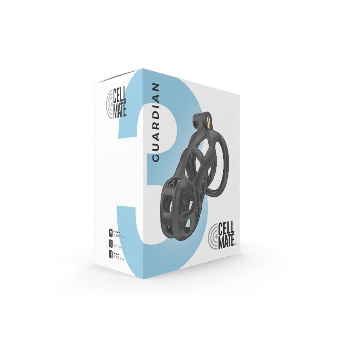 CELLMATE - Guardian Chastity Cage Size 3 - Image 2