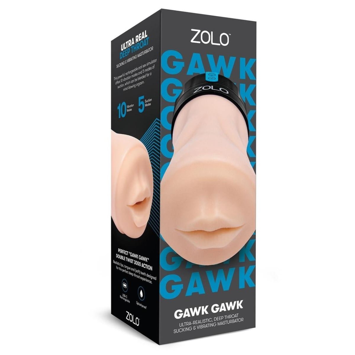 Zolo Vibrating Deep Throat Gawk Gawk Blowout - Image 2