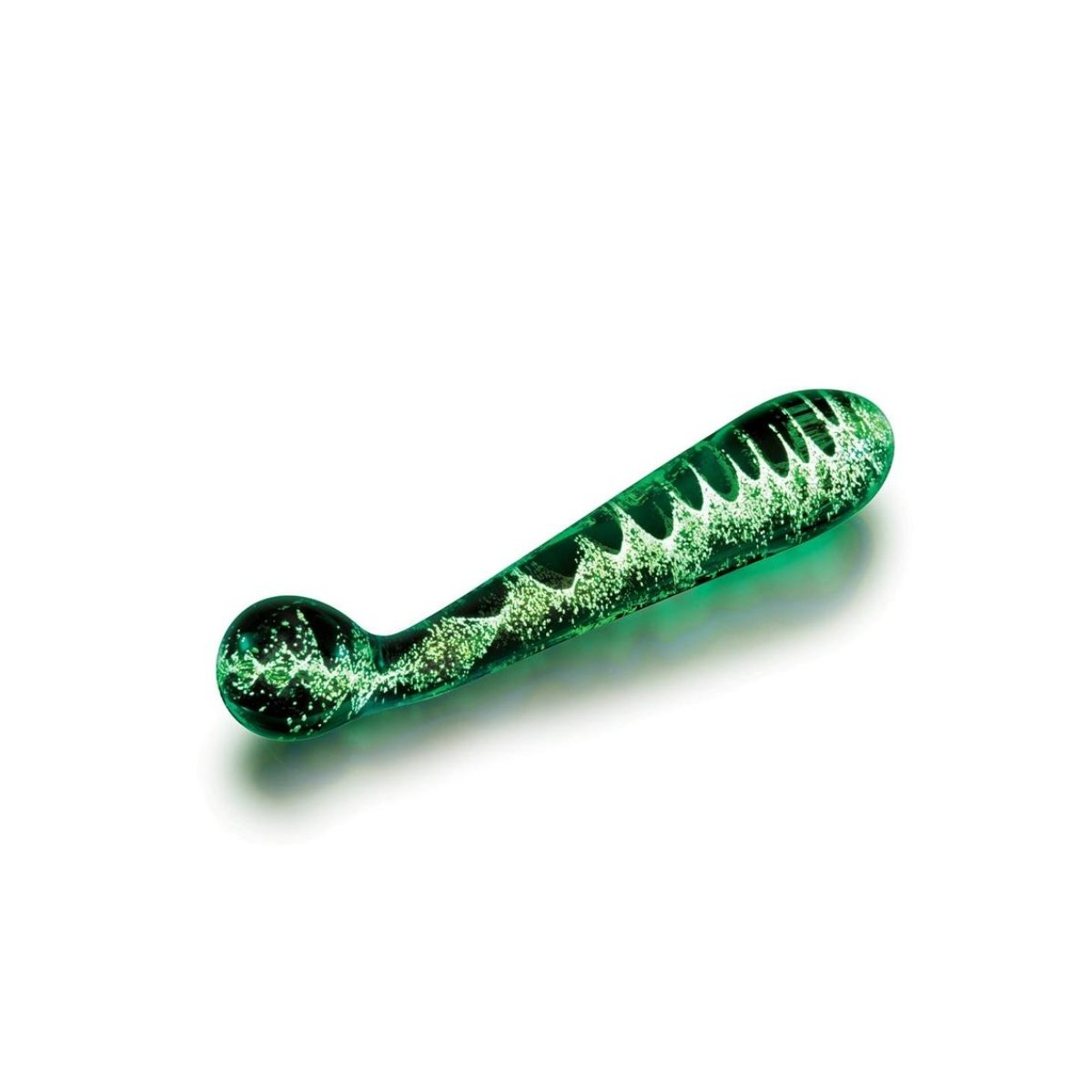 Whipsmart Glow In The Dark G Spot Glass Dildo - Image 3