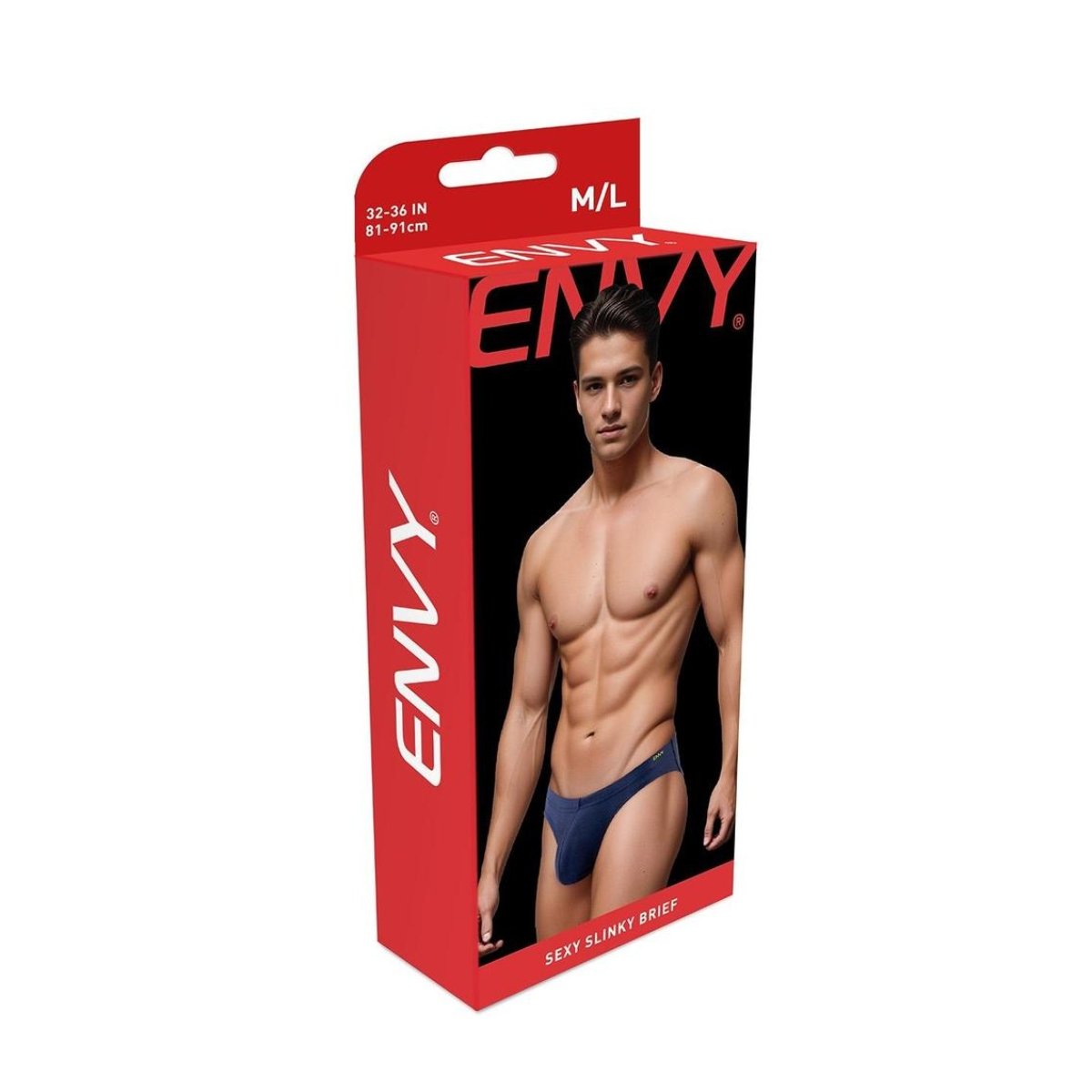 Envy Sexy Slinky Brief-Navy-M/L - Image 3