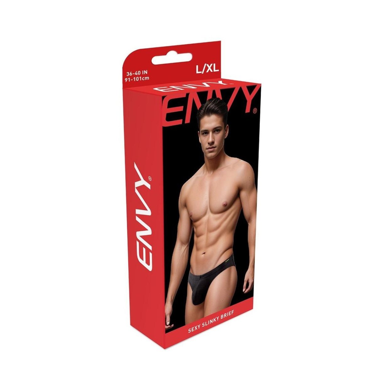 Envy Sexy Slinky Brief-Black-S/M - Image 3