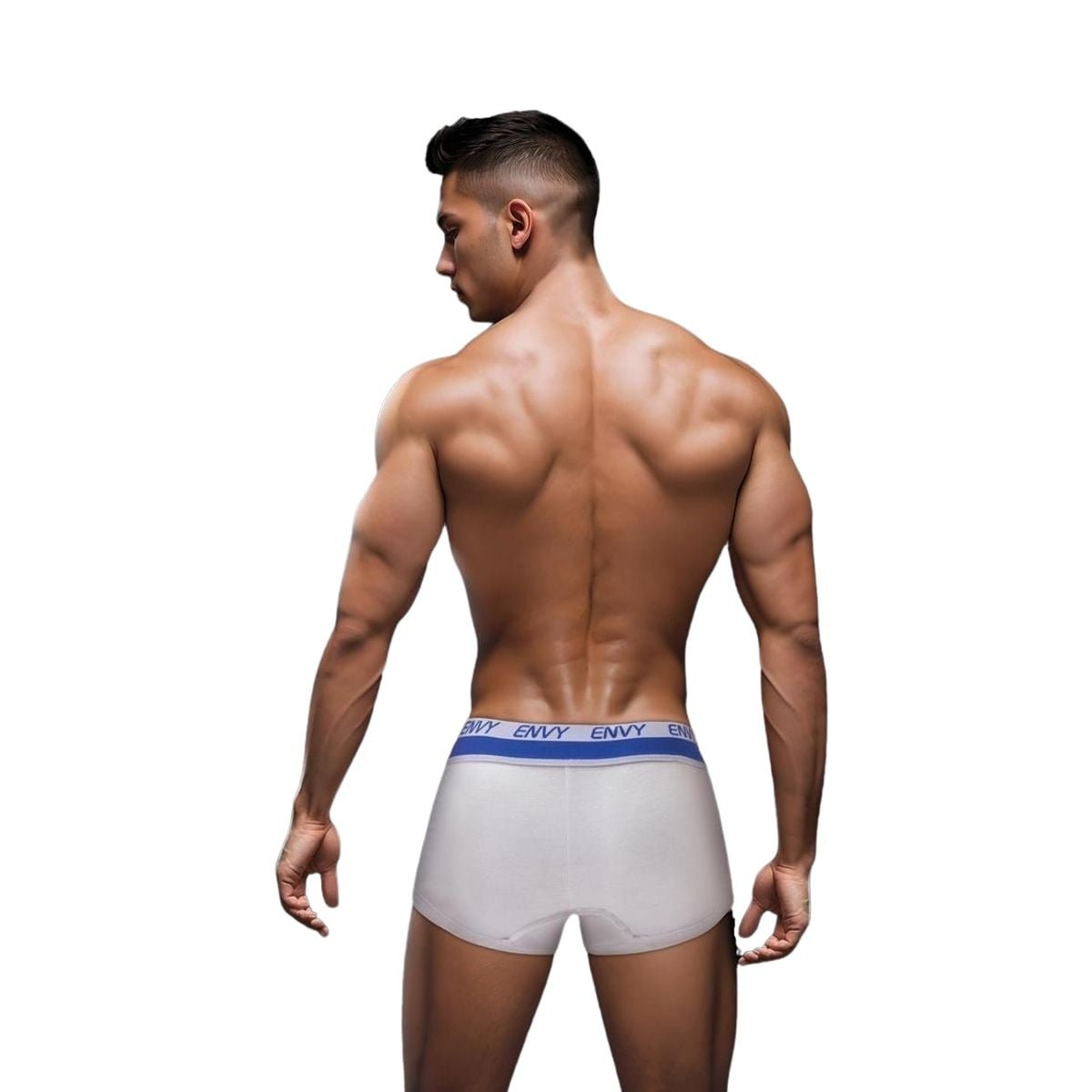 Envy Sporty Lace Up Trunk White SM - Image 2
