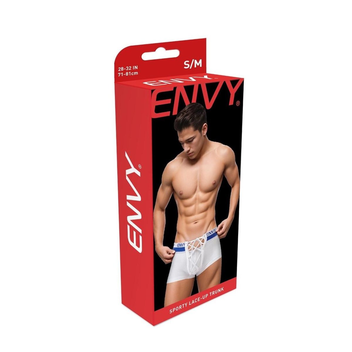 Envy Sporty Lace Up Trunk White SM - Image 3