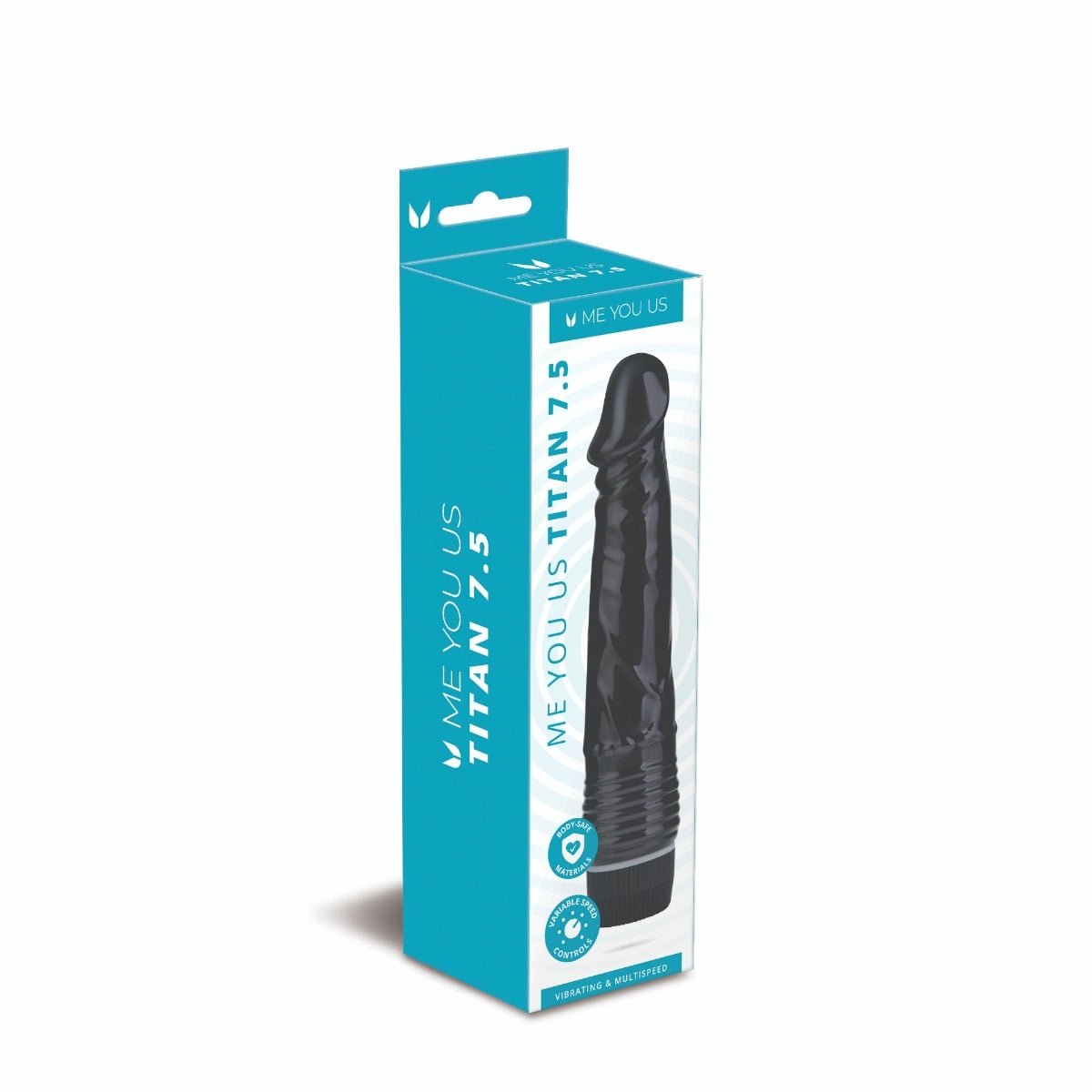 Me You Us Titan Realistic Vibrator Black - Image 2