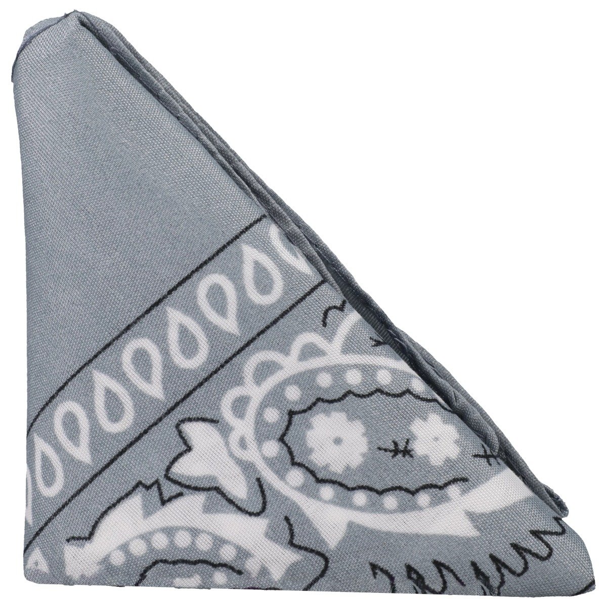 ROCK SOLID- The Code - Silicone C-RING with Bandana Gray Black - Image 5