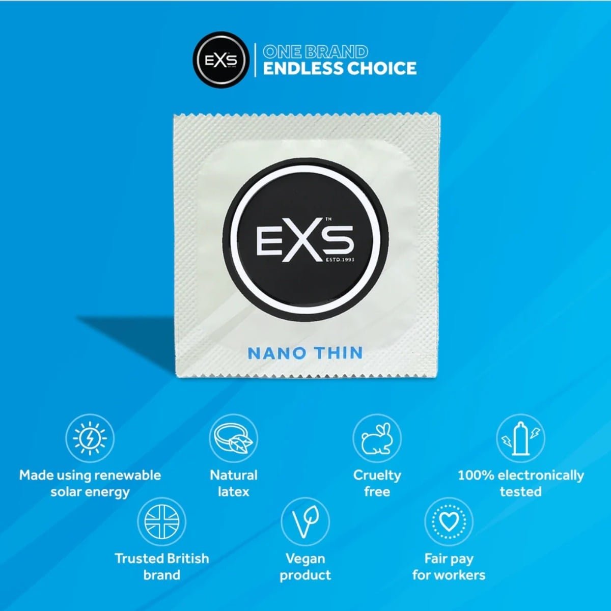 48 EXS Nano Thin Condoms - Image 2