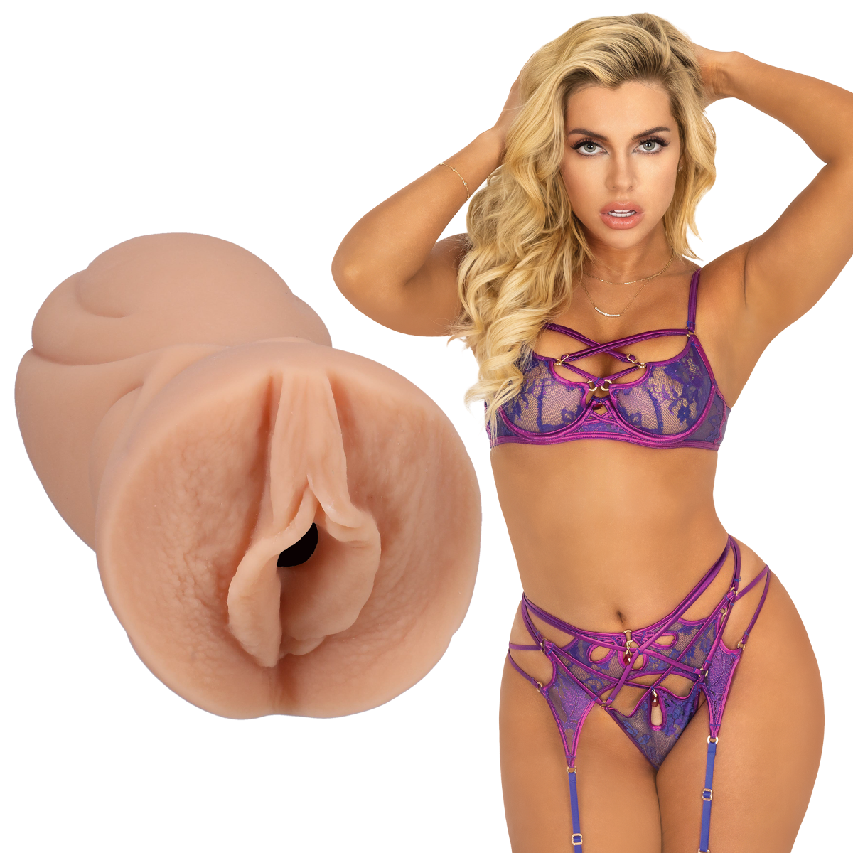 Doc Johnson Signature Strokers Allie Nicole ULTRASKYN Pocket Pussy - Image 5