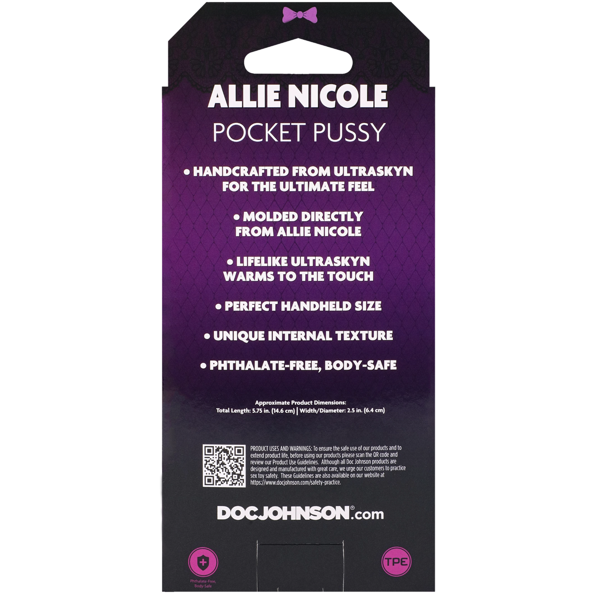 Doc Johnson Signature Strokers Allie Nicole ULTRASKYN Pocket Pussy - Image 7