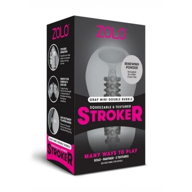 Zolo Mini Stroker Grey - Image 2